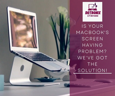 MacBook with Replaced Screen
